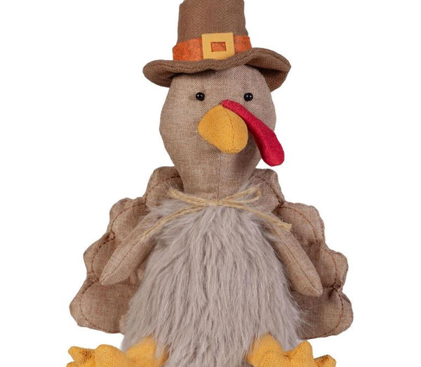 Harvest Blossom Table Décor Fabric Turkey, 12"H