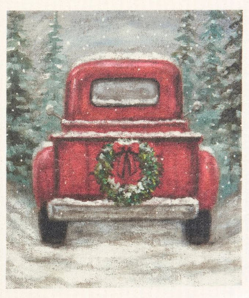 Red Truck Swedish Cloth- 2 STYLES