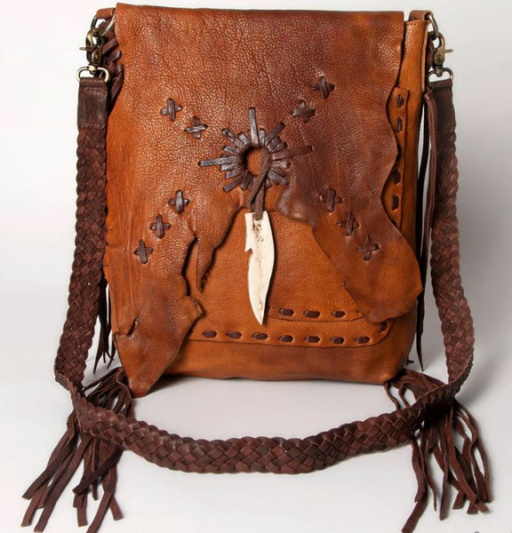 HandCrafted Western Leather Crossbody