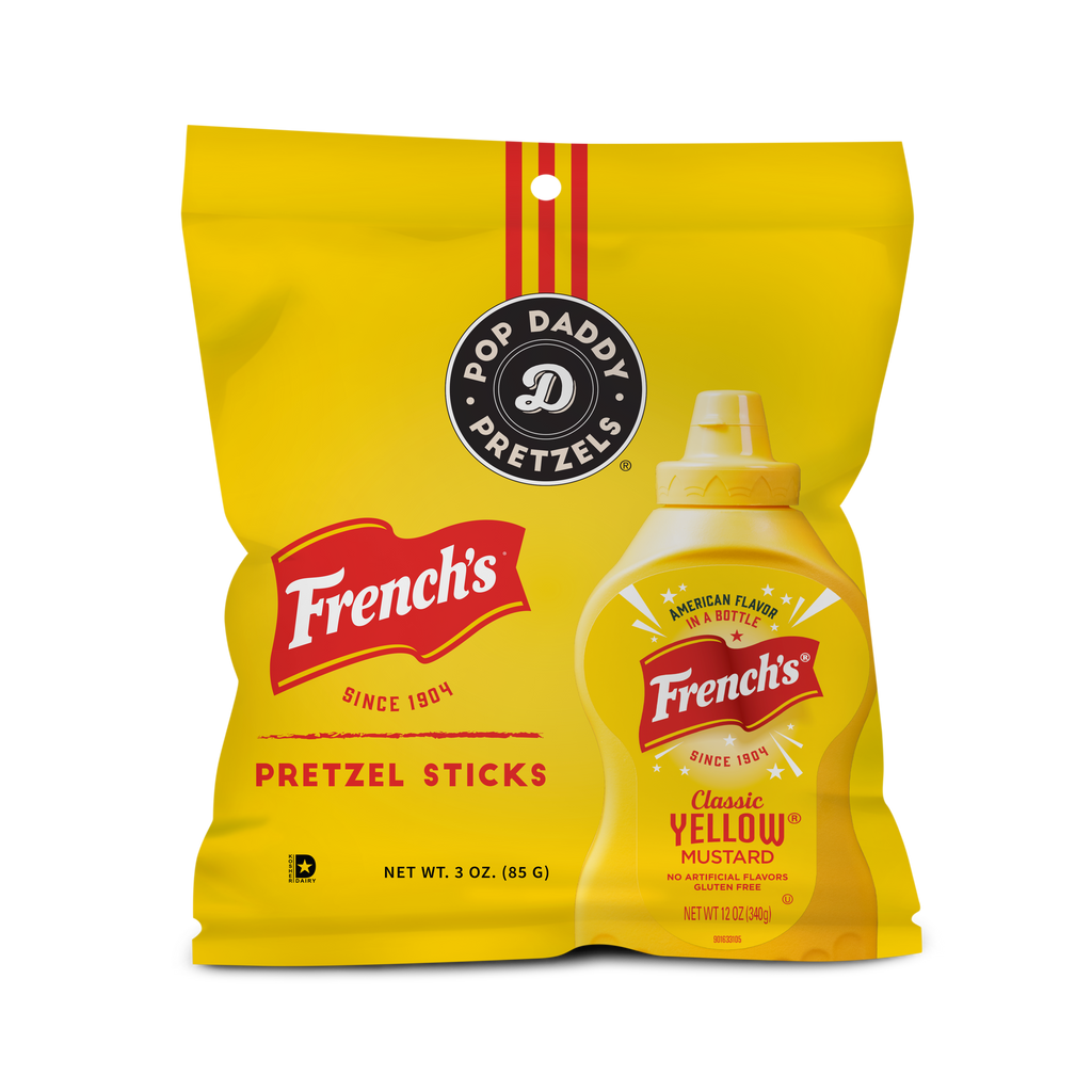 Seasoned Pretzels - 3oz - French's Mustard