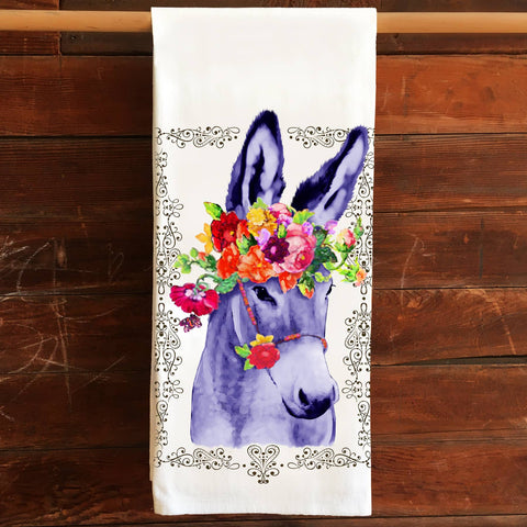 katzpajamas - Donkey Kitchen Tea Towel Flour Sack Cotton