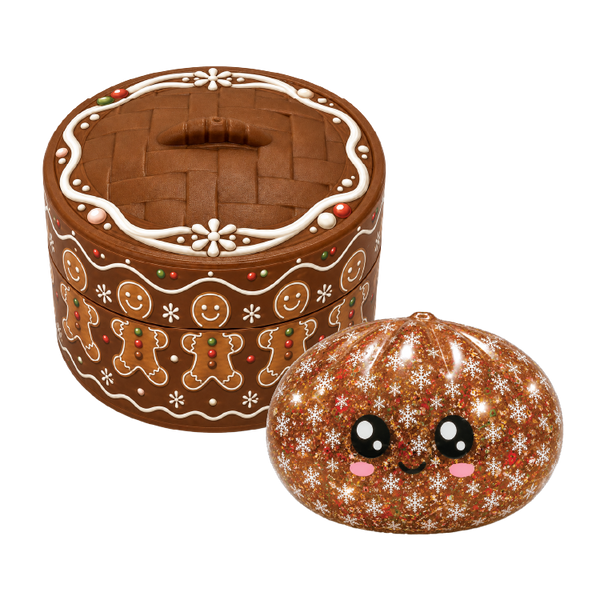Novelty Brands - Fun Doh Petite (Mini) Squishy Christmas Dumplings Toy