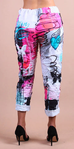 Geniviv Butterfly Graffiti Pant