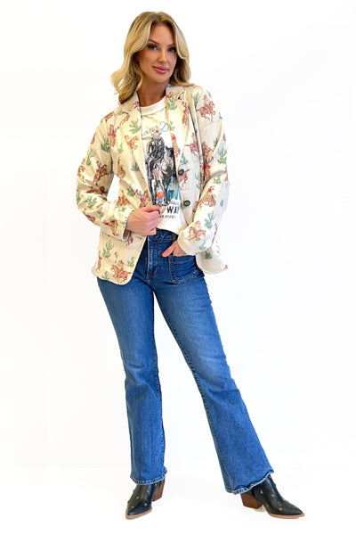 WESTERN COLLAGE BLAZER