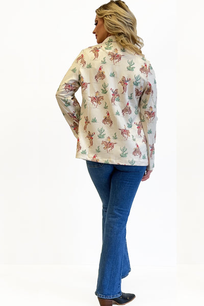 WESTERN COLLAGE BLAZER