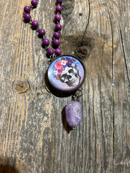 Crystal Skull Necklace