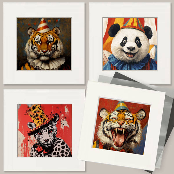 Leopard Circus Boss 8″x10″ Artwork