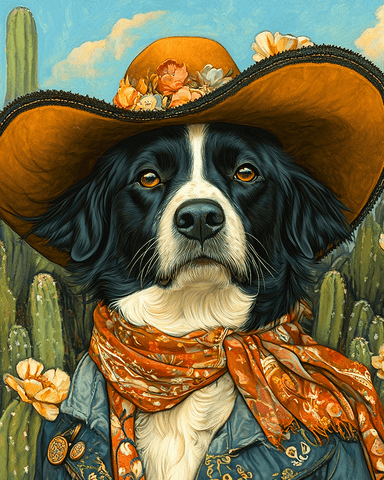 Mowbi - Pearl of the Old West - American Southwest Art Prints - 8"x10" Artwork for 11"x14" Frame
