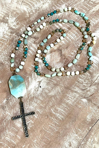 Dylan Designs - Stephanie Necklace Amazonite