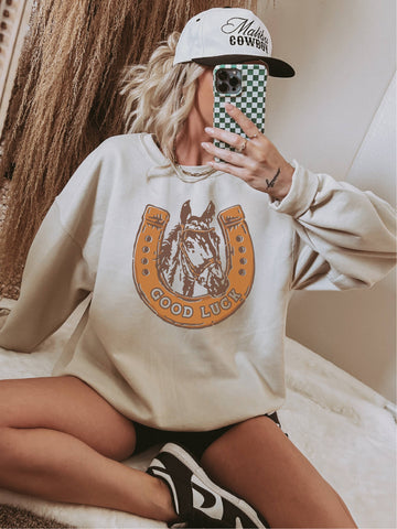 Good Luck Pony Sweatshirt