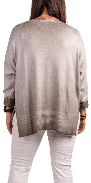 Taupe Oro Knit Sweater