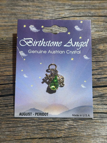BIRTHSTONE ANGEL PIN