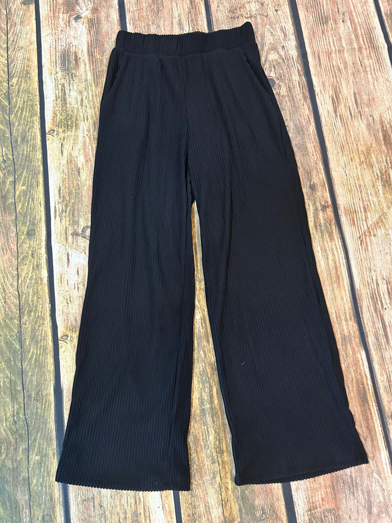 SOFT RIBBED PANTS- 4 Colors