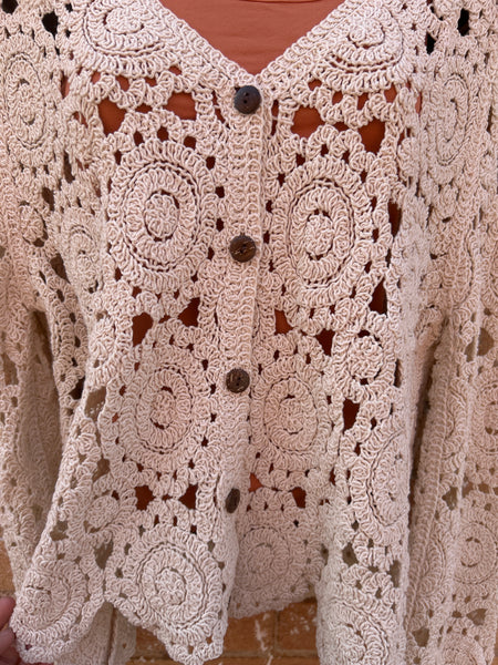 CROCHET CIRCLE CARDIGAN