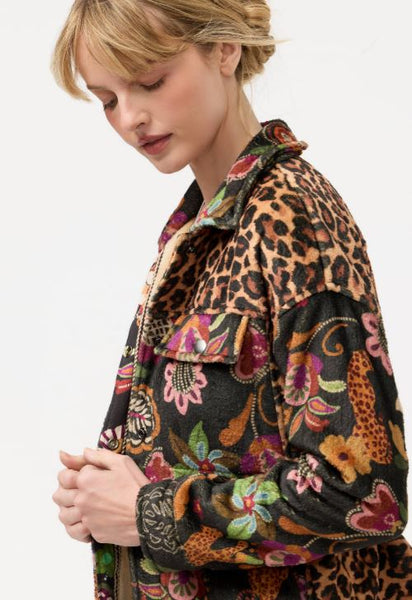 AMELIE SHERPA TRUCKER JACKET