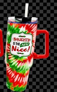 Holiday Insulated 40 oz Cup with Handle Christmas Assortment