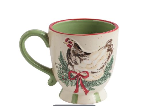 Farm Animal Christmas Mugs