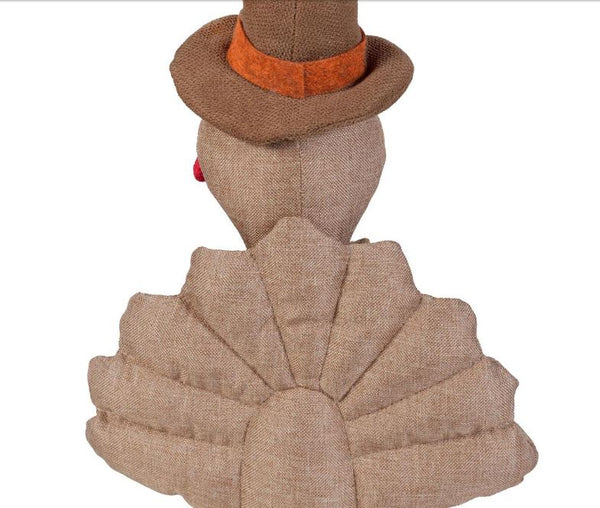 Harvest Blossom Table Décor Fabric Turkey, 12"H