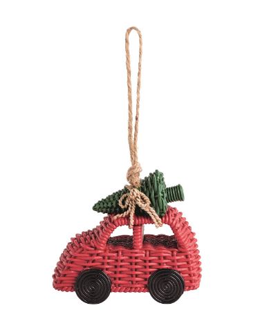 Resin Wicker Ornaments