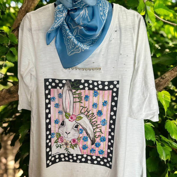 Happy Thoughts Bunny Shirt