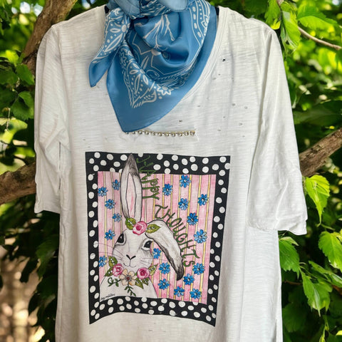 Happy Thoughts Bunny Shirt