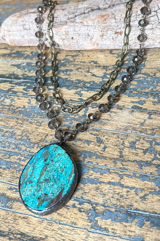 Dylan Designs - Paige Necklace Smokey
