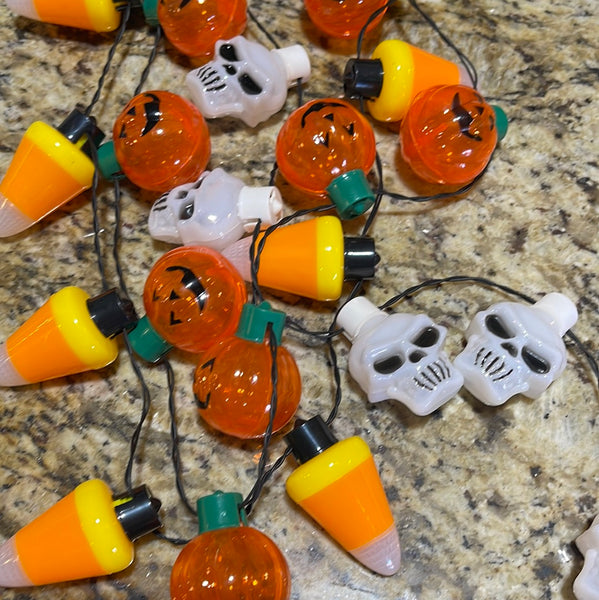 Jumbo Flashing Halloween Necklace -3 styles