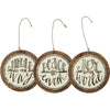 Jingle Joy Peace Ornament- 3 Styles