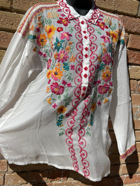 HANNAH WESTERN SEAMED SHIRT