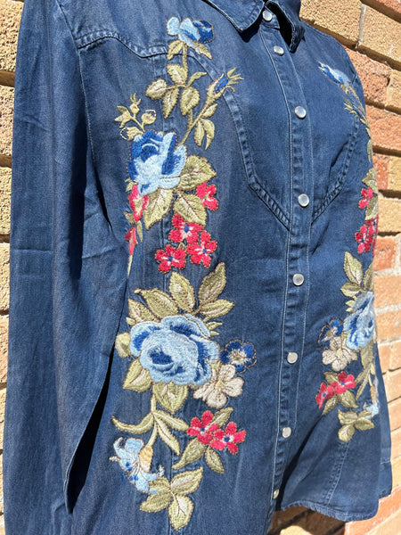 HANNAH WESTERN SEAMED SHIRT