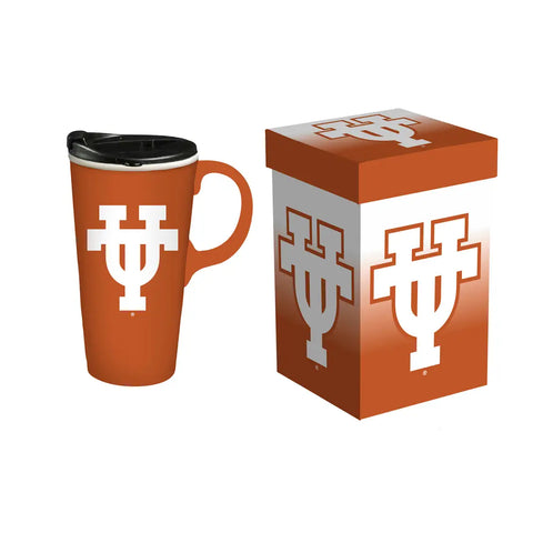 University Of Texas 17 Oz. Boxed Travel Latte Cup
