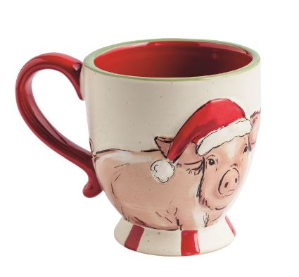 Farm Animal Christmas Mugs