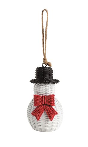 Resin Wicker Ornaments