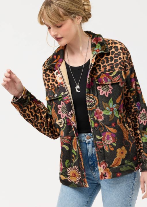 AMELIE SHERPA TRUCKER JACKET