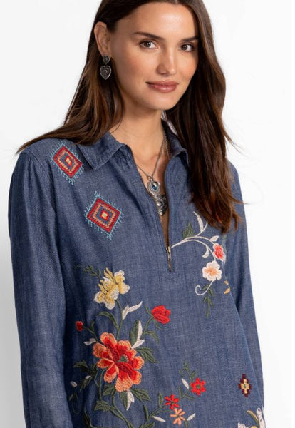 ZIPUP SHIRT TUNIC