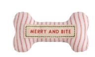 Embroidered Dog Bone Toys 6 STYLES