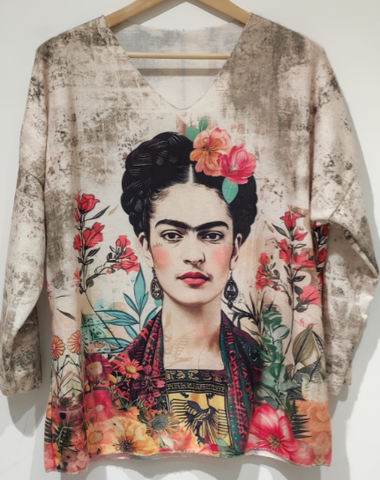 Italian Cozy Beige Frida Sweater One Size