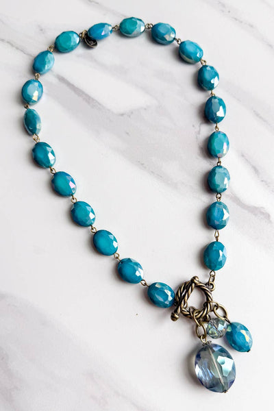 Dylan Designs - Carolina Necklace: Turquoise