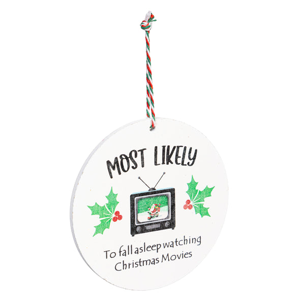 Santa Ornament Christmas Most Likely To... 12 STYLES