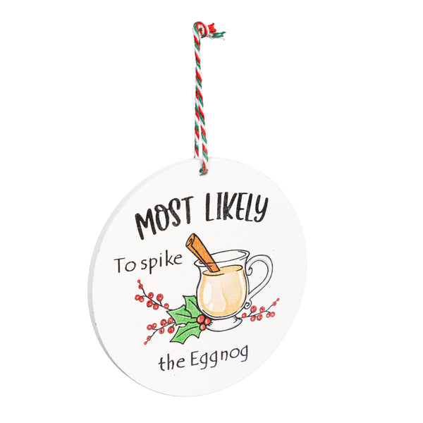 Santa Ornament Christmas Most Likely To... 12 STYLES