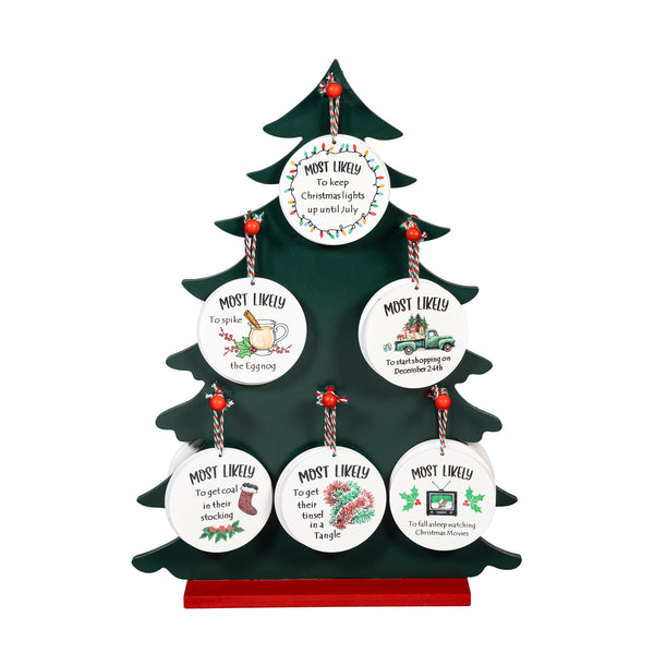 Santa Ornament Christmas Most Likely To... 12 STYLES