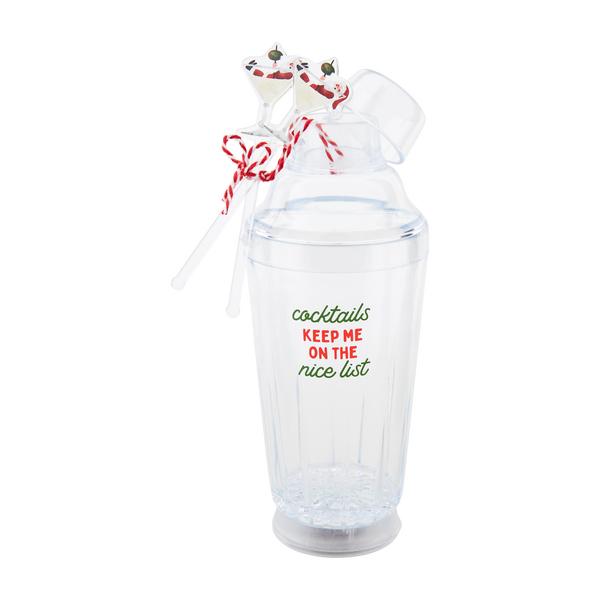 Christmas Light-Up Cocktail Shaker Set