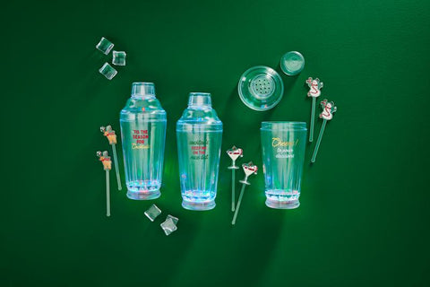 Christmas Light-Up Cocktail Shaker Set