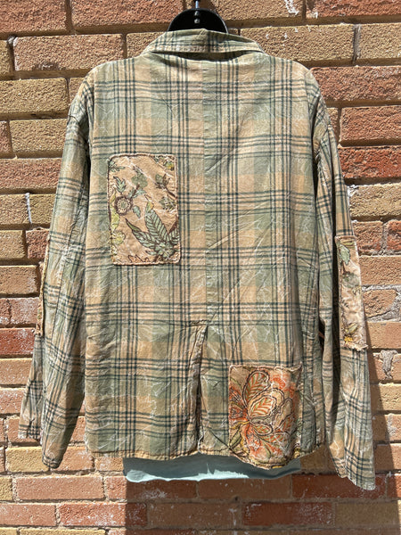 Reversible Floral/Flannel Jacket