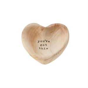 Wood Heart Trinket Holder - 3 styles