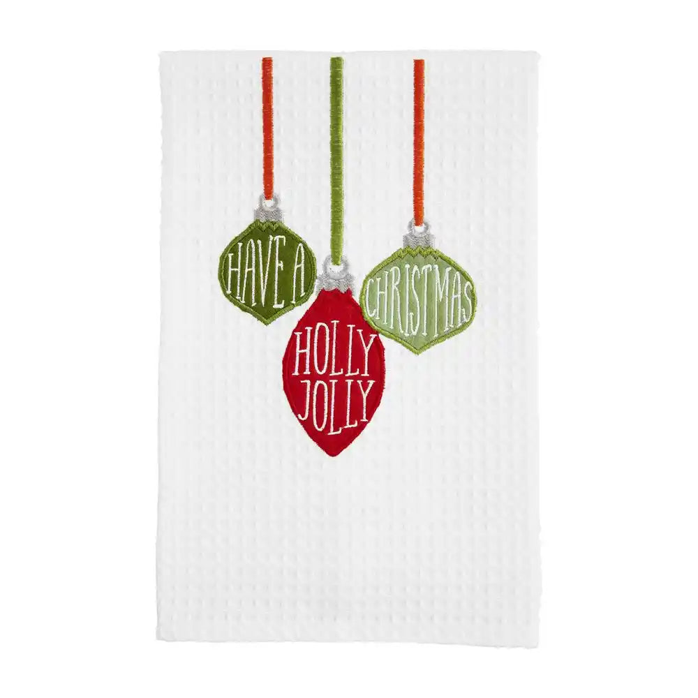CHRISTMAS WAFFLE TOWEL