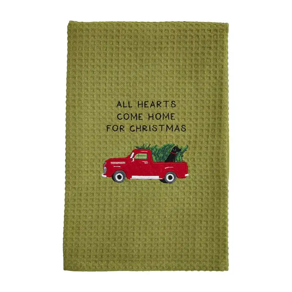 CHRISTMAS WAFFLE TOWEL