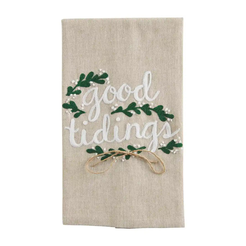 CHRISTMAS GREENERY TOWEL
