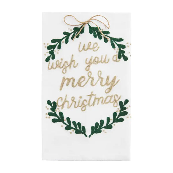 CHRISTMAS GREENERY TOWEL