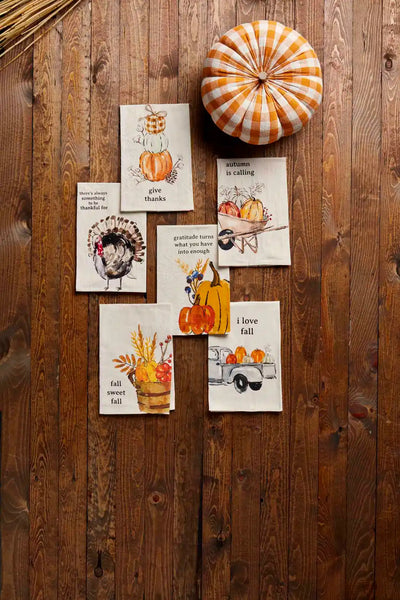 FALL FLOUR SACK TOWEL